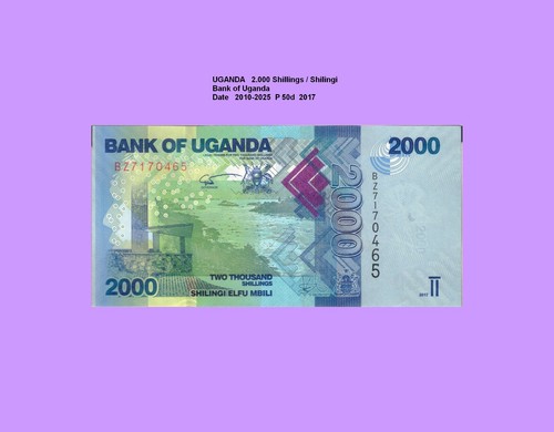 Uganda 2000 scellini - uganda,