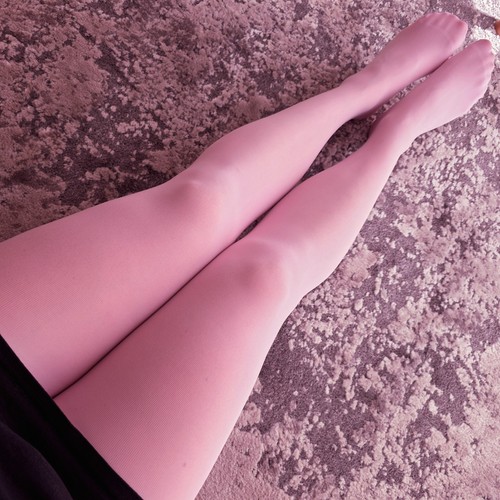 Collant donna rosa opaco