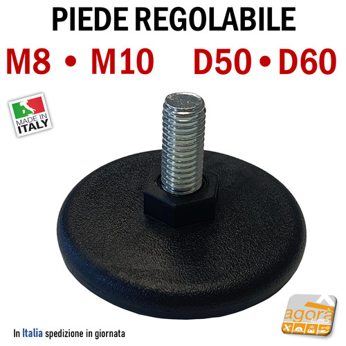 Piedino regolabile d50 d60 - d50,
