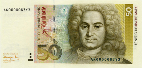 Adesivo mark banconota - 50,