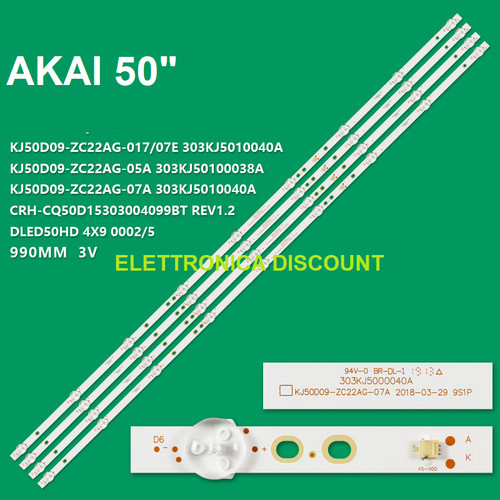 Kit barre strip - strip, 9